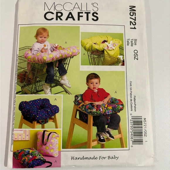 McCall’s Pattern 3 in 1 Shopping Cart Cover - Picture 1 of 1